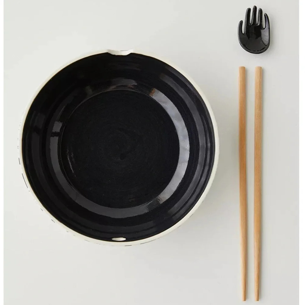 NWT Urban Outfitters Hand Ramen Bowl Set - Picture 2 of 14